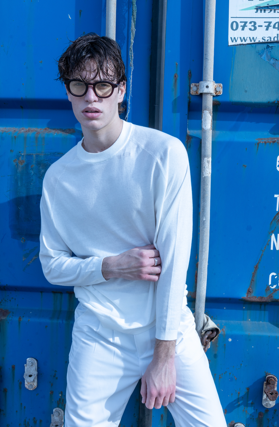 RAGLAN KINTTED SHIRT