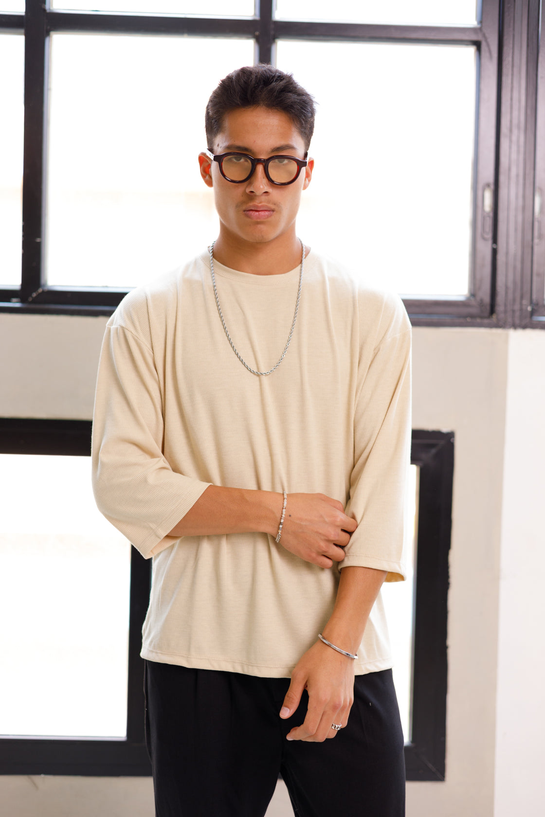 RIB T- SHIRT