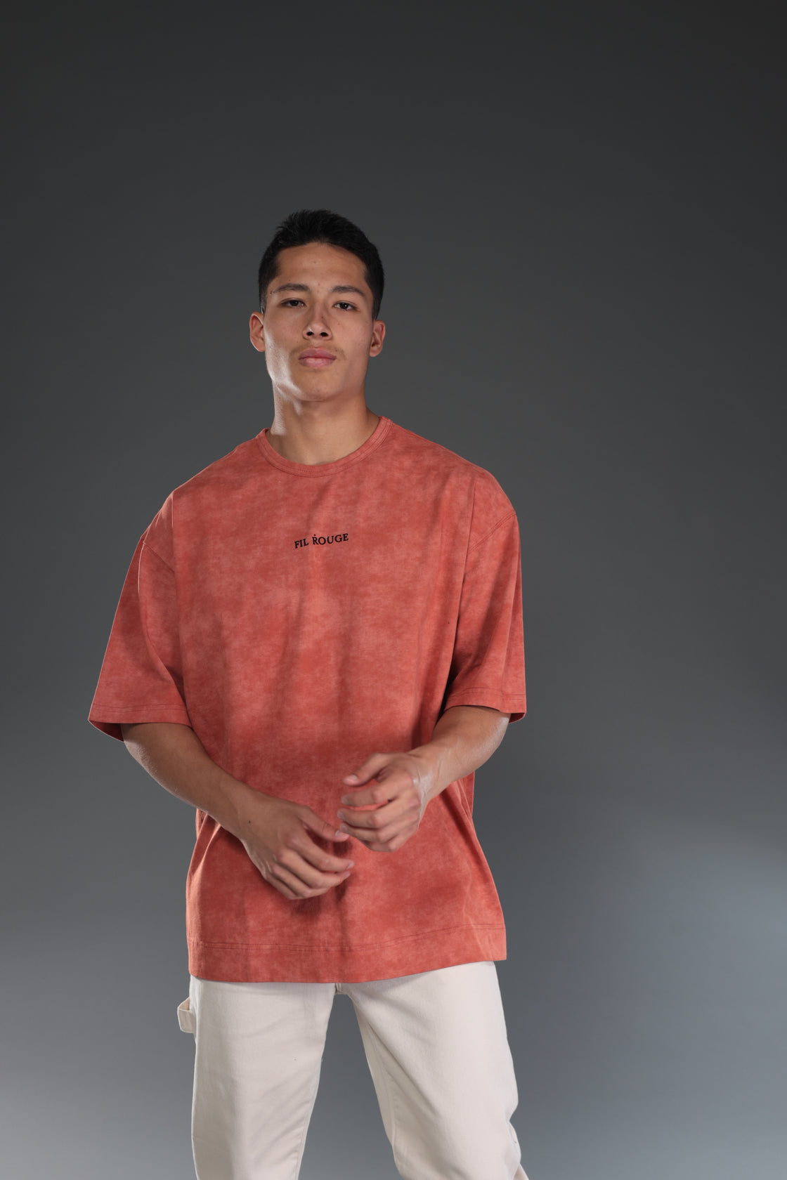 COTTON WASHED T- SHIRT
