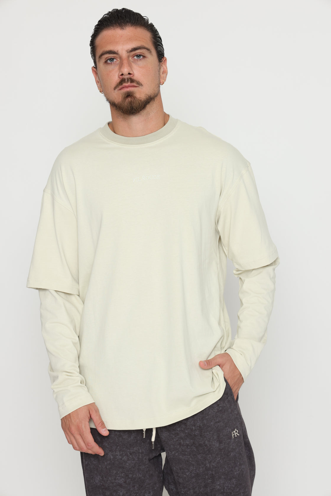 TWO SLEEVE WASHED SHIRT