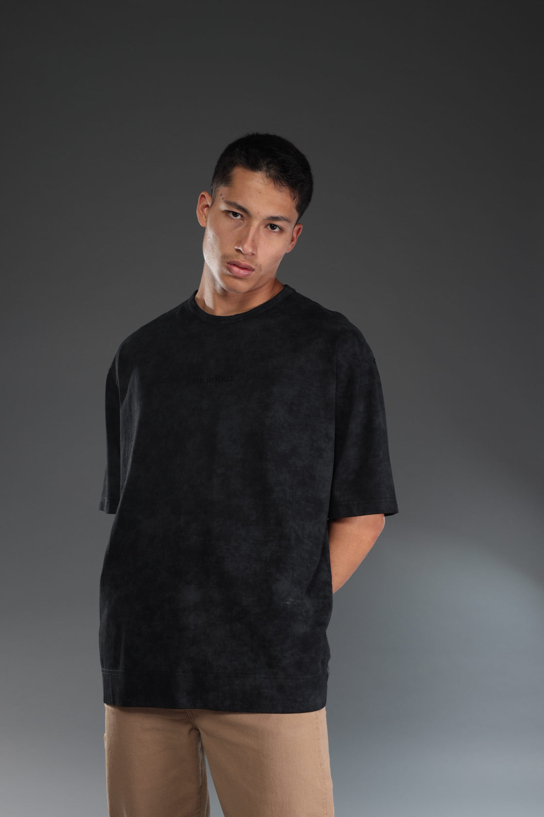COTTON WASHED T- SHIRT